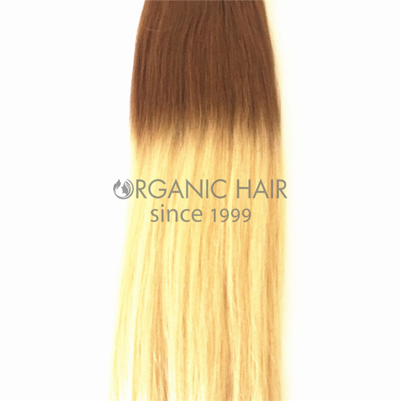 Brazilian colored natural hair extensions